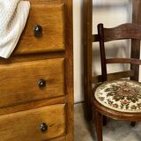 Small solid wood chest of drawers
