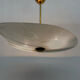 Screen-printed glass pendant from the 1960s