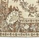 6x10 Brown & Cream Classic Turkish Vintage Rug, 177x296Cm