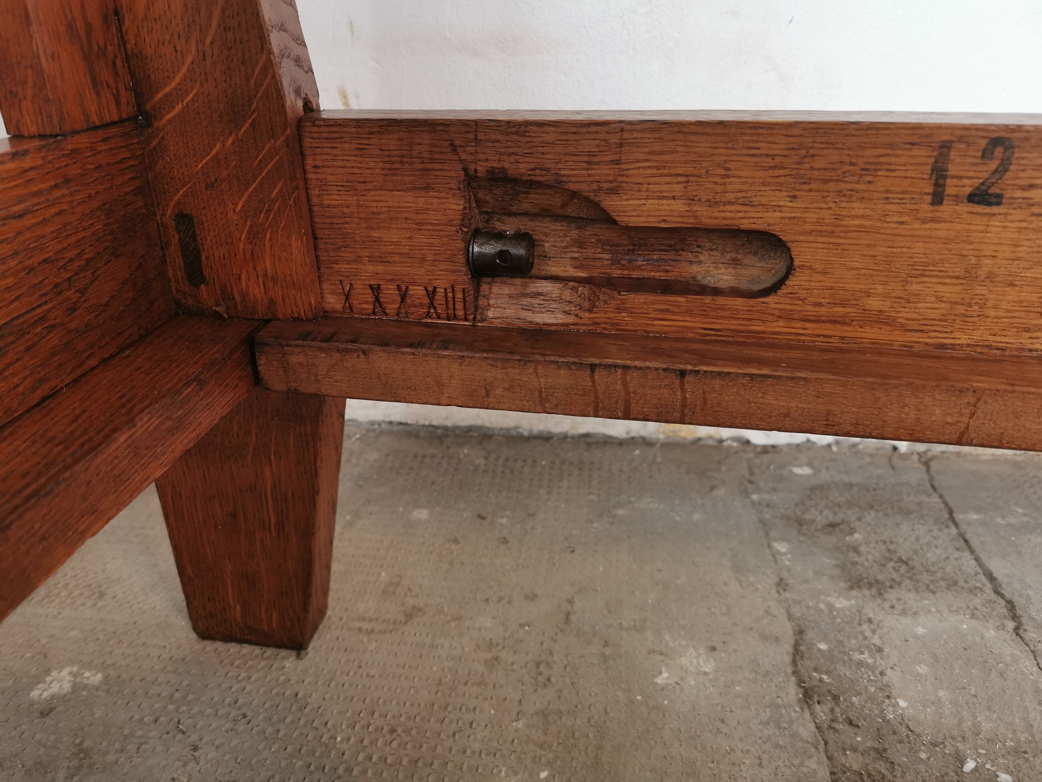 Mru bed René Gabriel, reconstruction