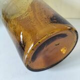 Large bubble glass vase