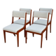 Four Scandinavian chairs from the 60s/70s.