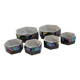 Set of 6 Apéro Bowls Metropol by Barbara Brenner for Rosenthal, 1990