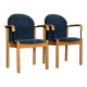 Chaises vintage | fauteuils | kinnarps | suède