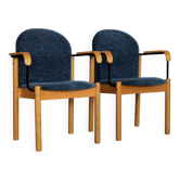 Chaises vintage | fauteuils | kinnarps | suède