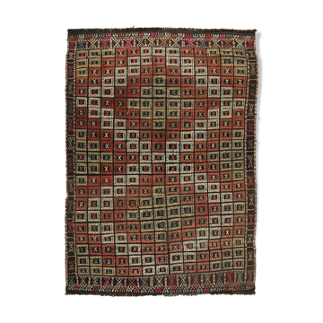 Tapis kilim anatolien fait à la main 207 cm x 153 cm