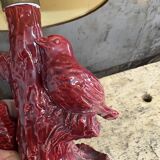 Ceramic bird lamp