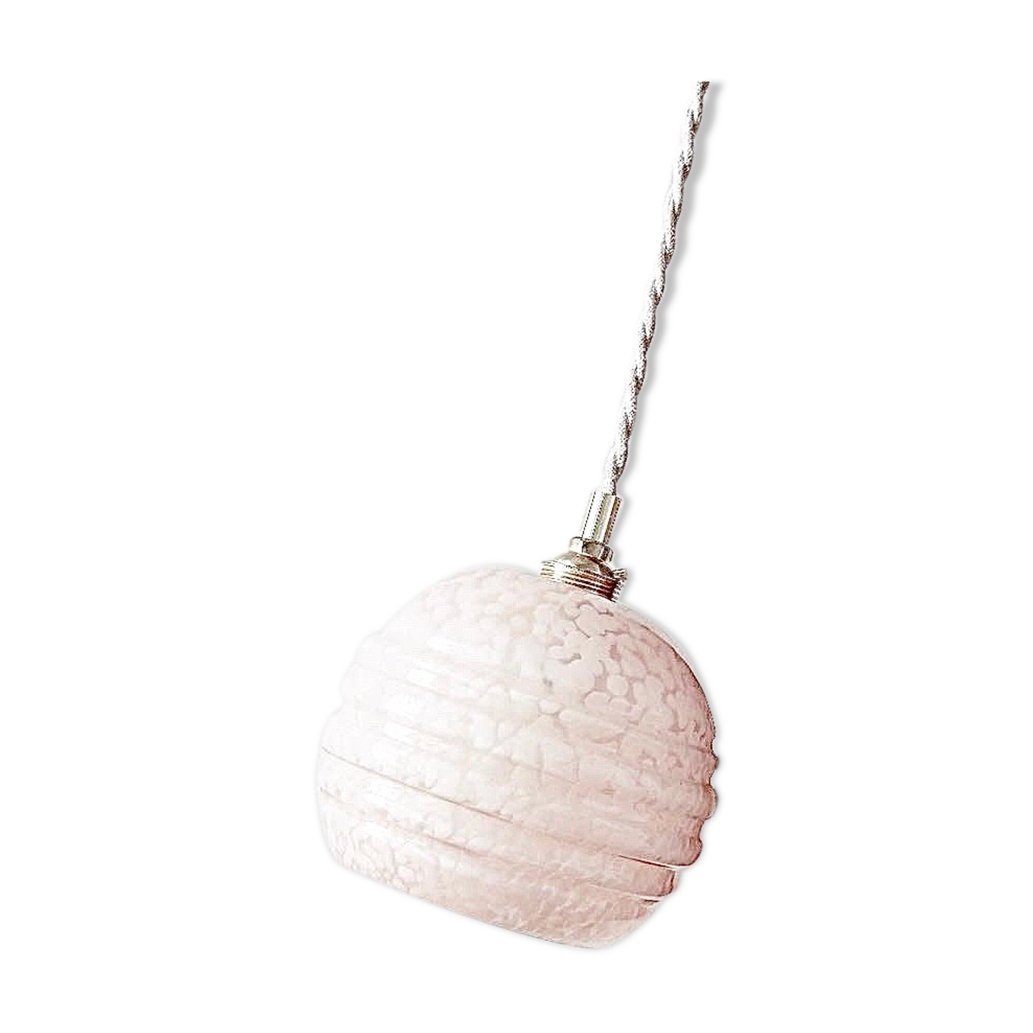 Pink clichy glass stroller