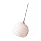 Baladeuse en verre de clichy rose