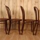 Eight Thonet bistro chairs