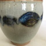 Vase en grès vintage