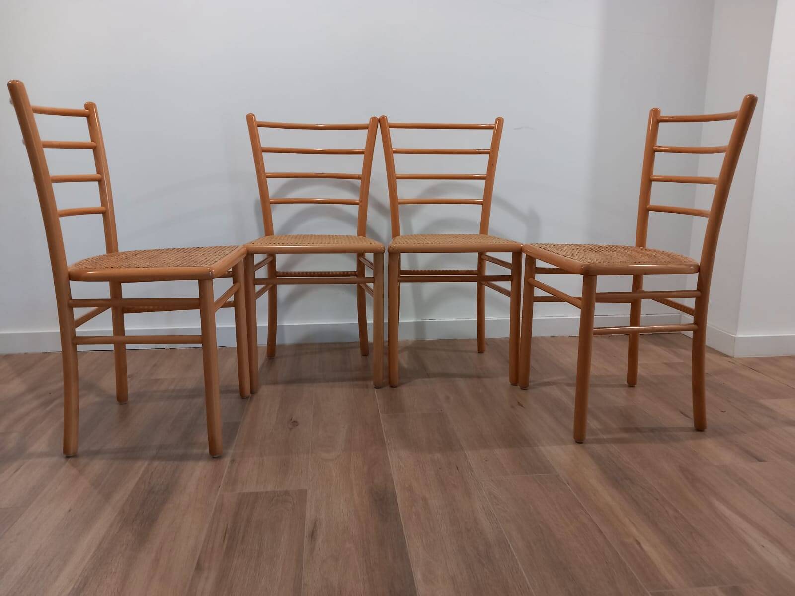 Danish 4 chairs 80s Denmark