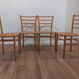 Danish 4 chairs 80s Denmark