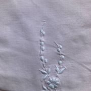 Set of embroidered baby bed sheets
