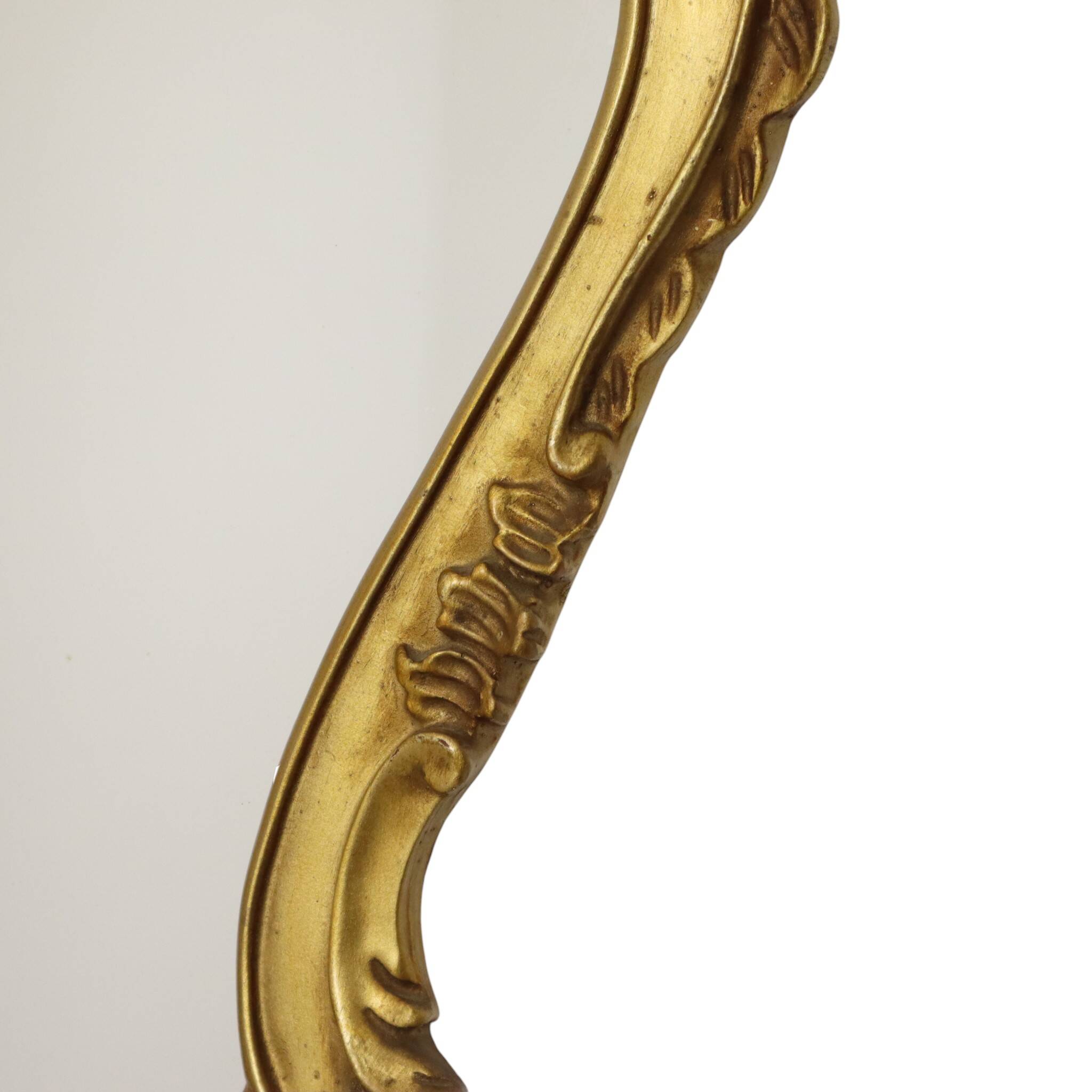 Mid-Century Crested Mirror – Classic Gold French Mirror 63 cm