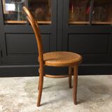 Former wooden and caning child chair