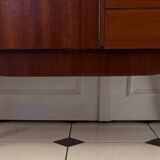 Vintage sideboard with compass feet