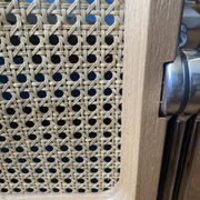 Plia chairs by Castelli in wood and cane.