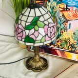 Lamp inspired by vintage Tiffany style Art Nouveau.