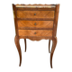 Old wooden bedside table