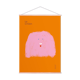 Affiche murale colorée chien pour enfant 30cm*40cm