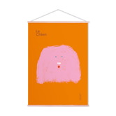 Colorful dog wall poster for child 30cm*40cm