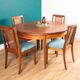 Retro teak gplan 1960s fresco dining table & 4 four chairs by victor wilkins