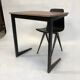 Vintage school Friso Kramer with Chair flesh compass work table