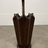 Art Deco wooden umbrella stand
