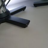 4 x '80s Italian barber chair, height adjustable