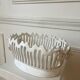 Handmade openwork ceramic fruit bowl