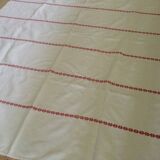 Old linen tablecloth