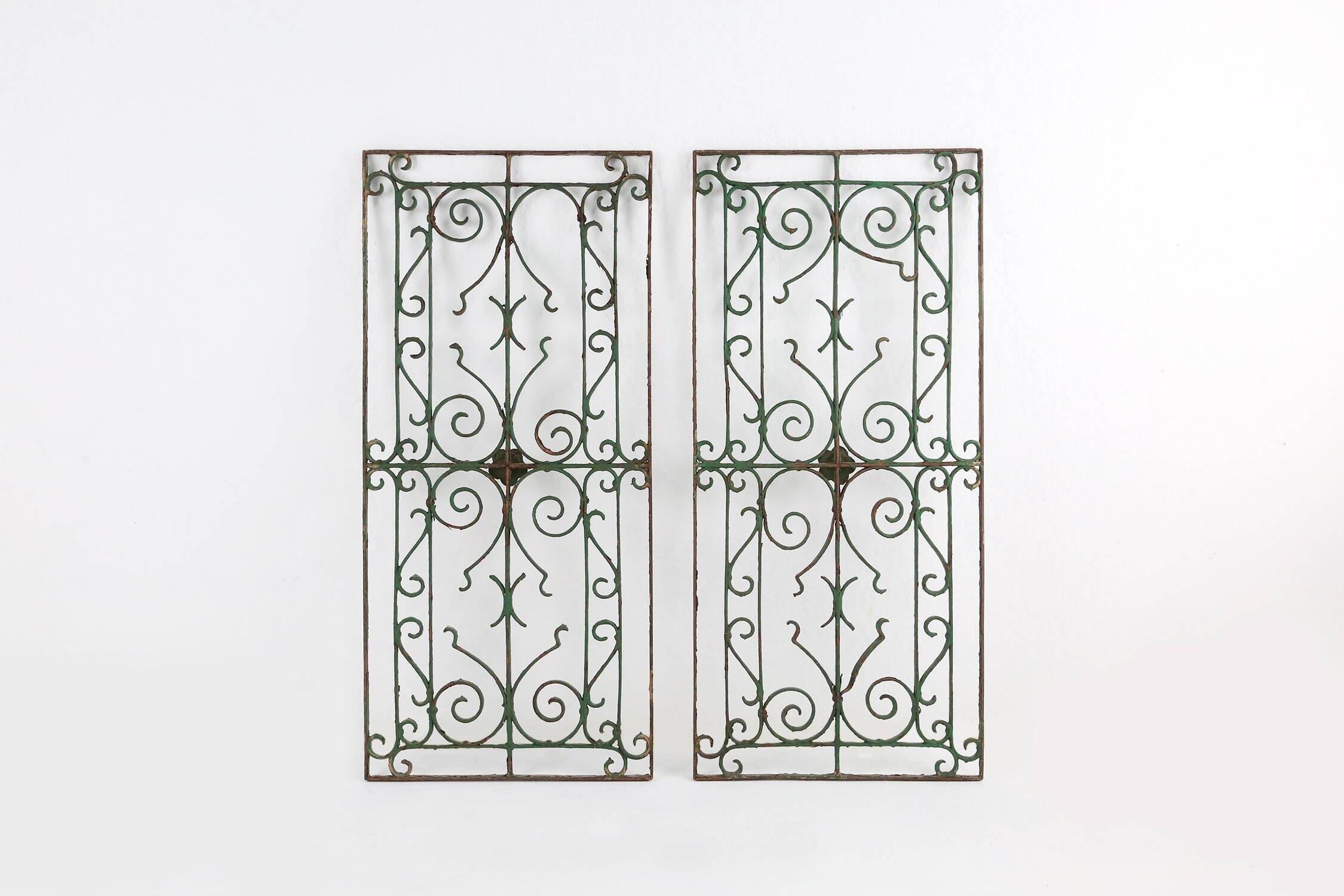 Art Deco Cast‑Iron Wall Decorations, Belgium, 1930s