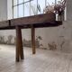 Brutalist popular art table XXL 3.5m/4m pine and oak