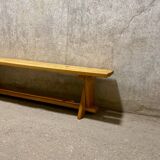 80's varnished bench
