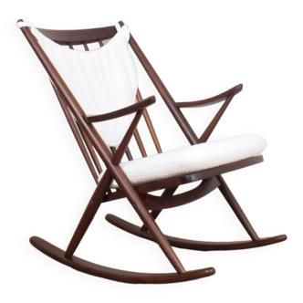 Rocking chair par Frank Reenskaug pour Bramin, années 1960