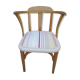 Armchair, beech and fabric