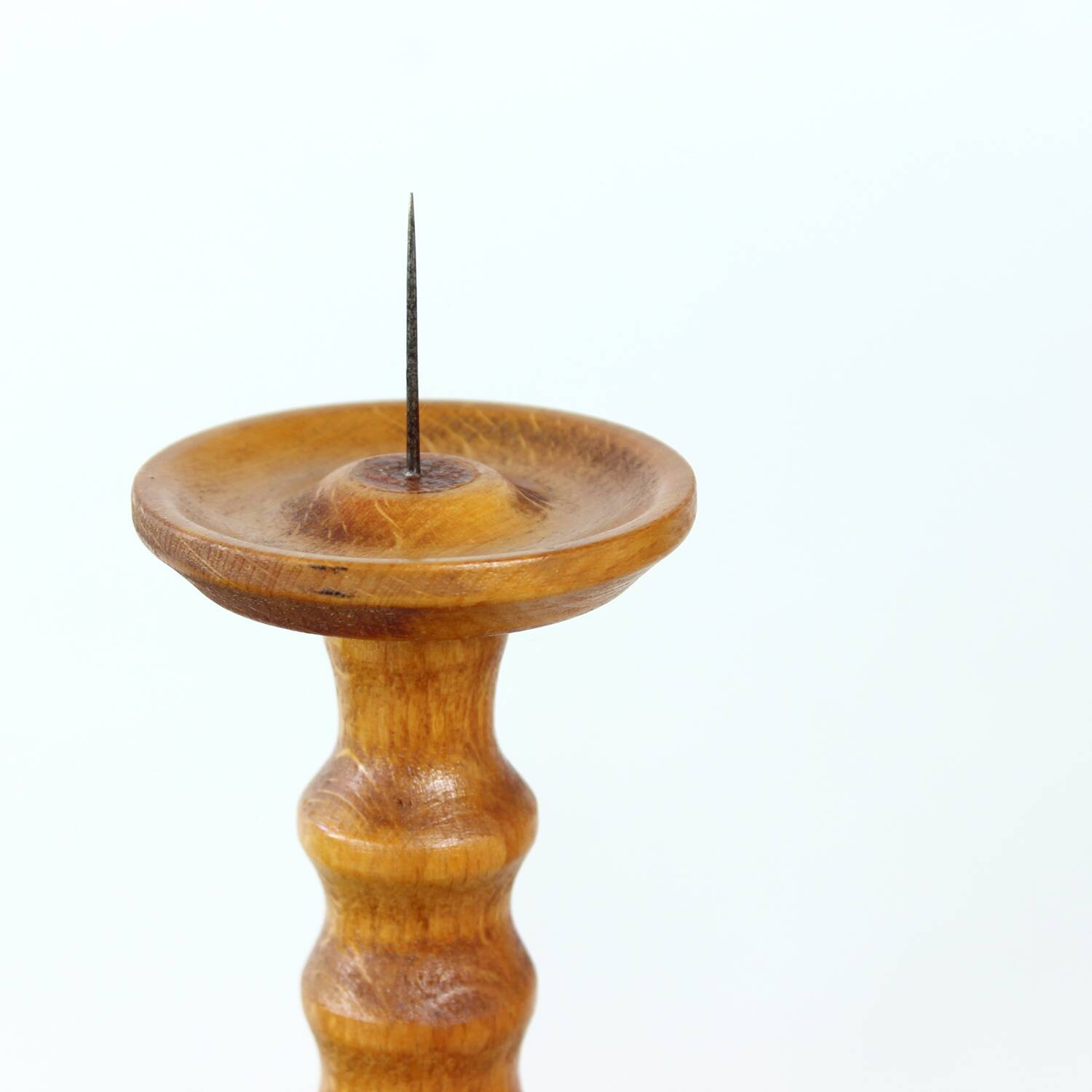 Mid-century wooden candle holder, Czechoslovakia, 1950s