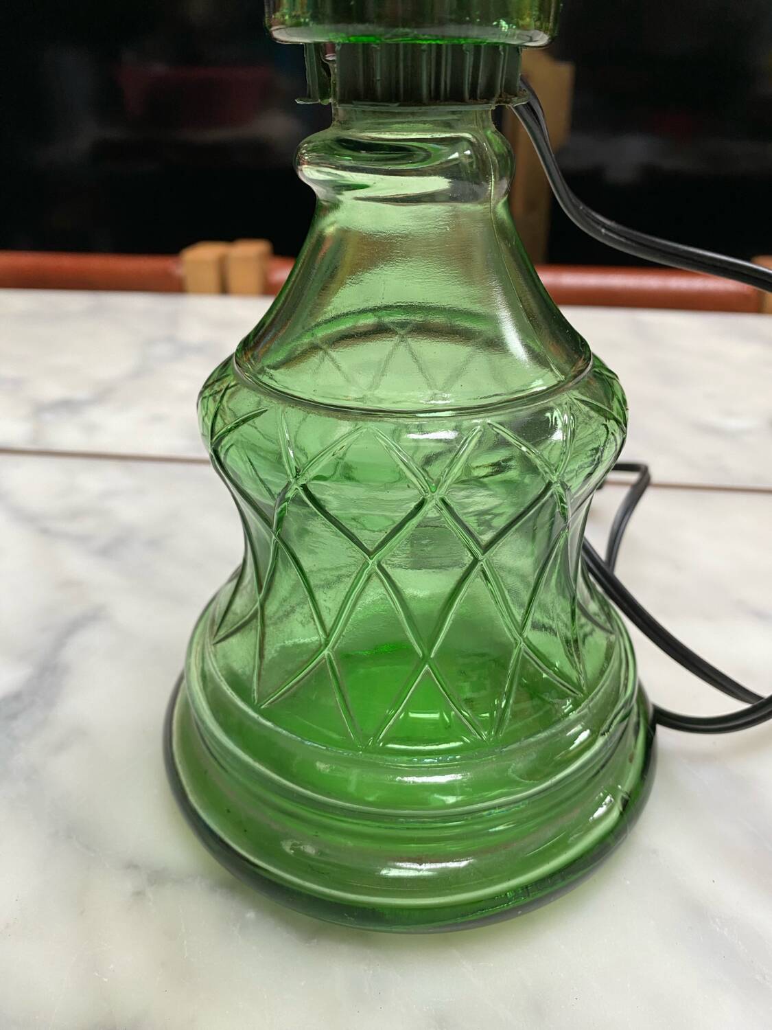 Lampe bouteille Italia chianti verre