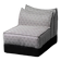 Fauteuil en tissu bonzo guzzetti aba 1970 vintage modernisme