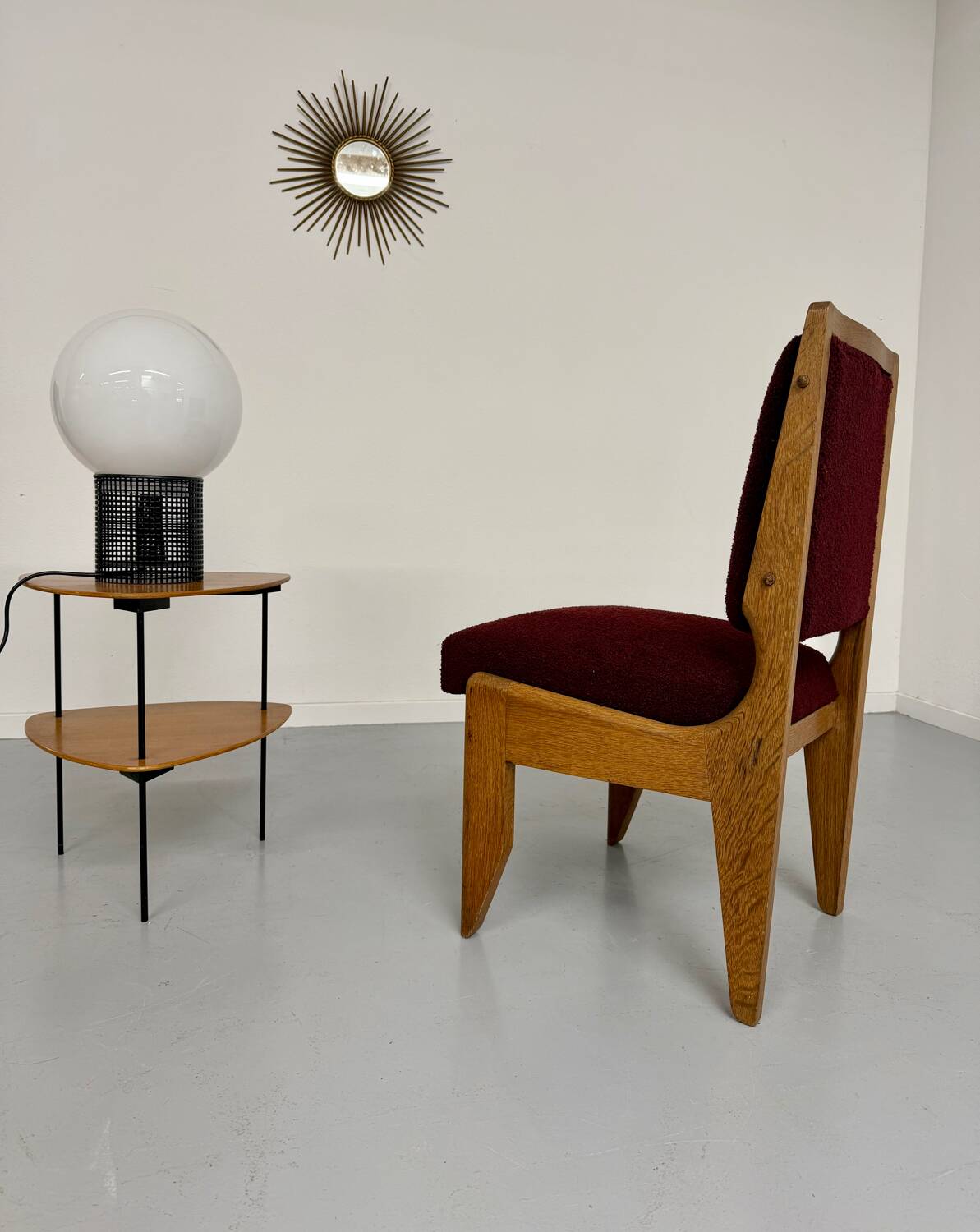 Vintage Guillerme & Chambron designer armchair from the 1960s