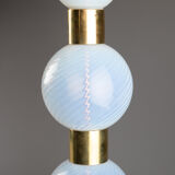 Paire de lampes en verre Murano, XXe siècle