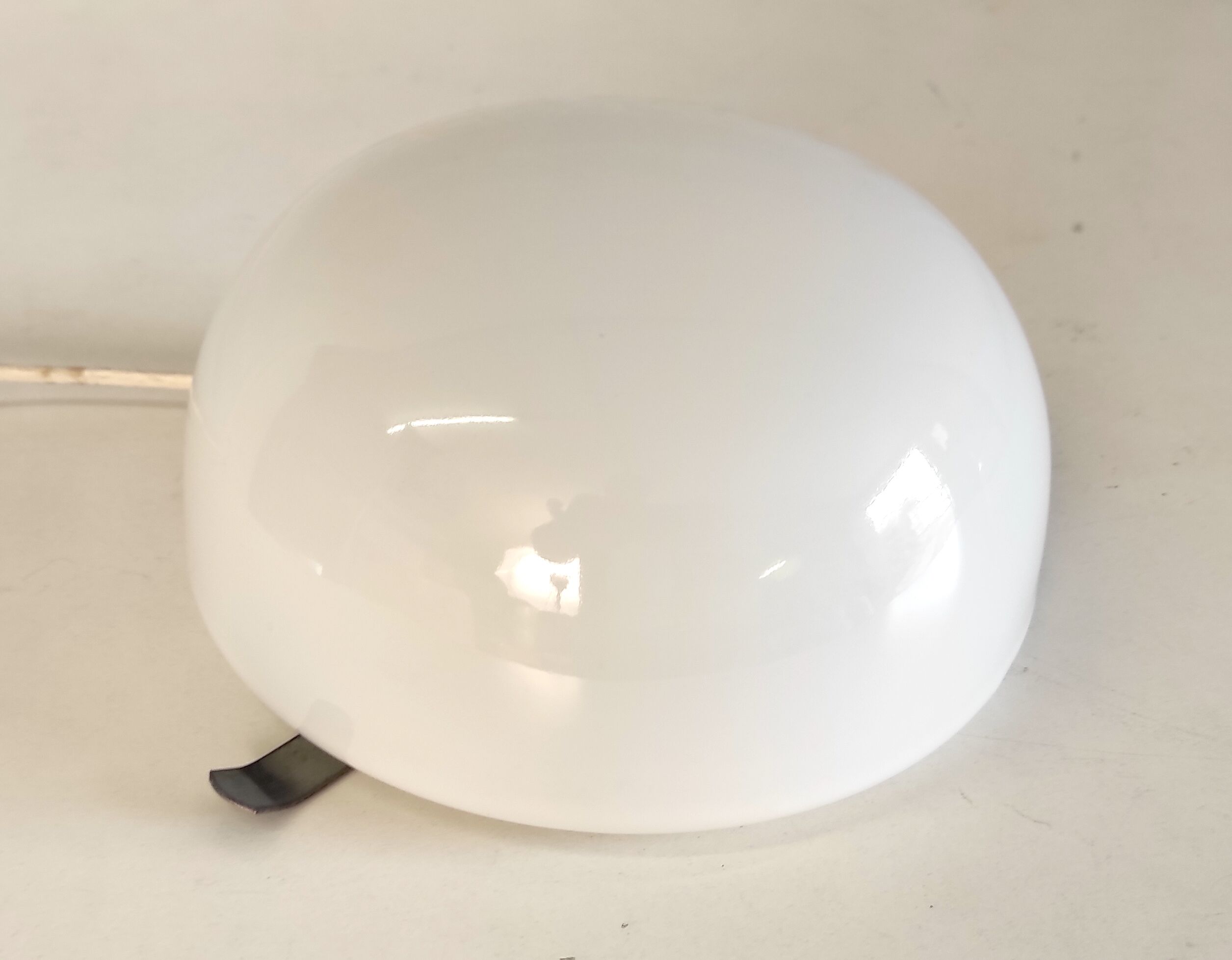 Ceiling lamp globe opaline white diam. 20 cm – 60s