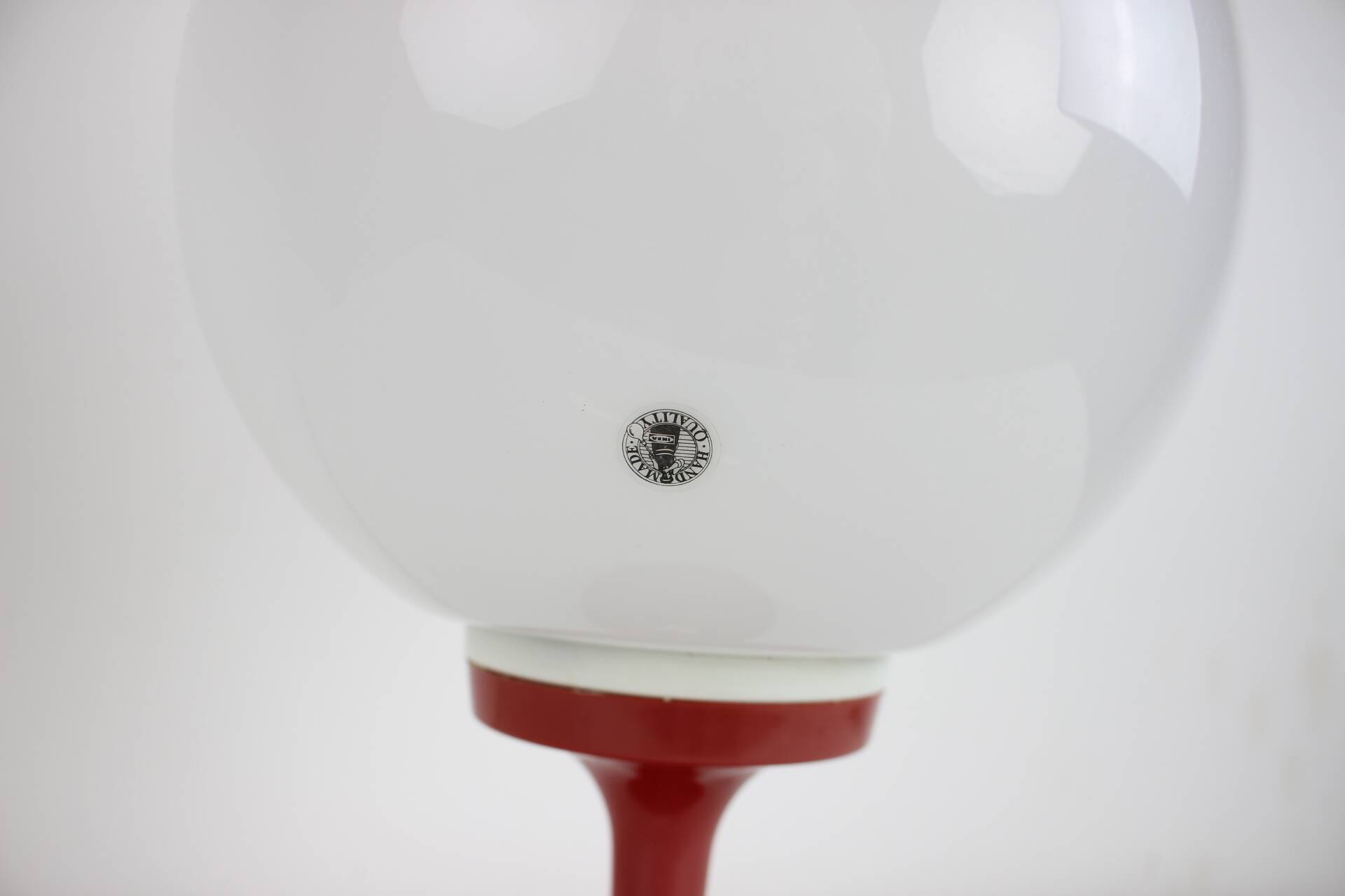 Vintage Table Lamp Osvetlovaci Sklo Valasske Mezirici, 1970s