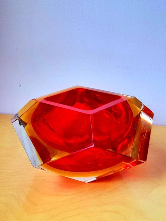 Cendrier sommerso Flavio Poli, Murano 1970