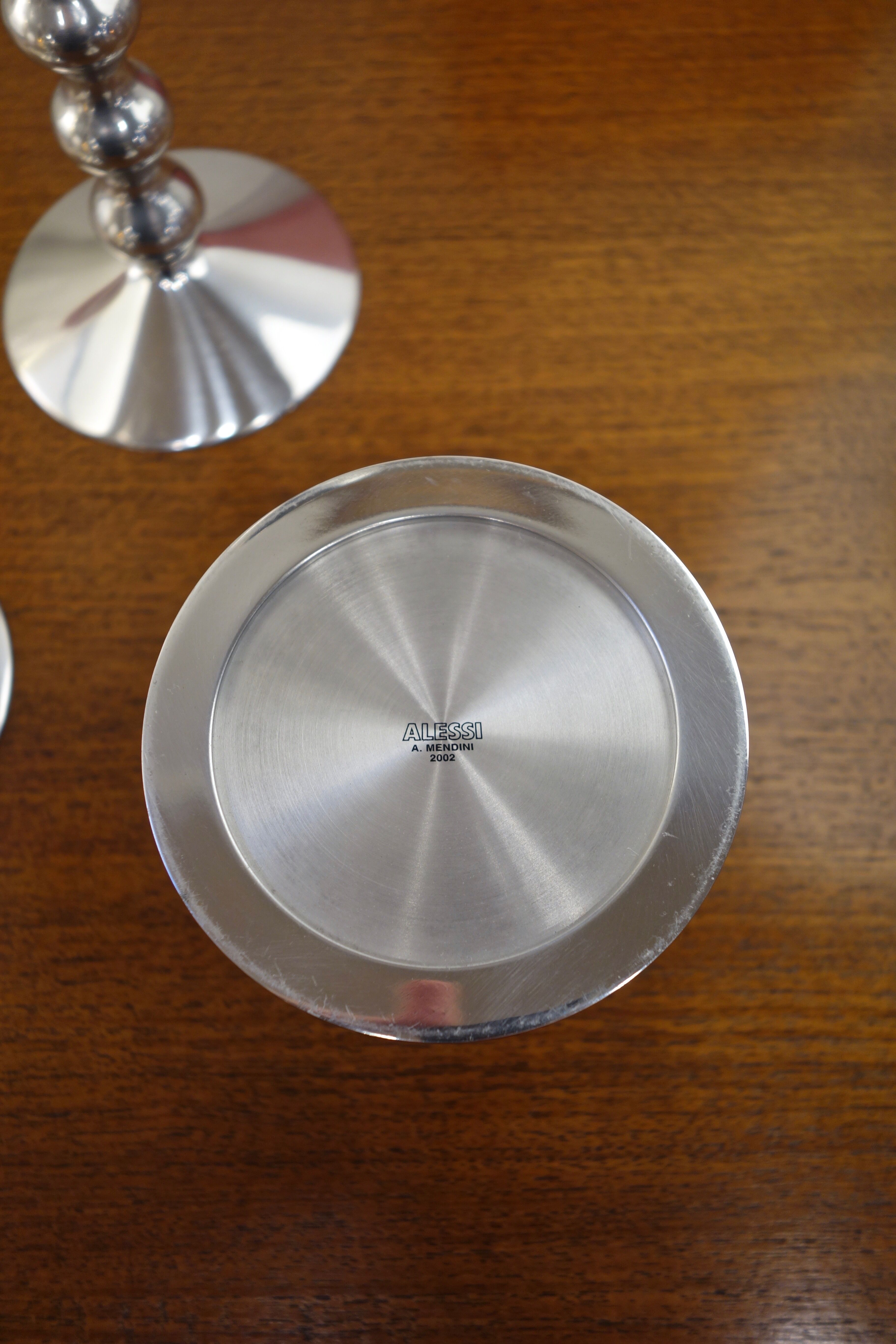 Set of 3 candle holders by Alessandro Mendini for Alessi, Italy 2002
