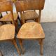 Set de 10 chaises bistrot baumann