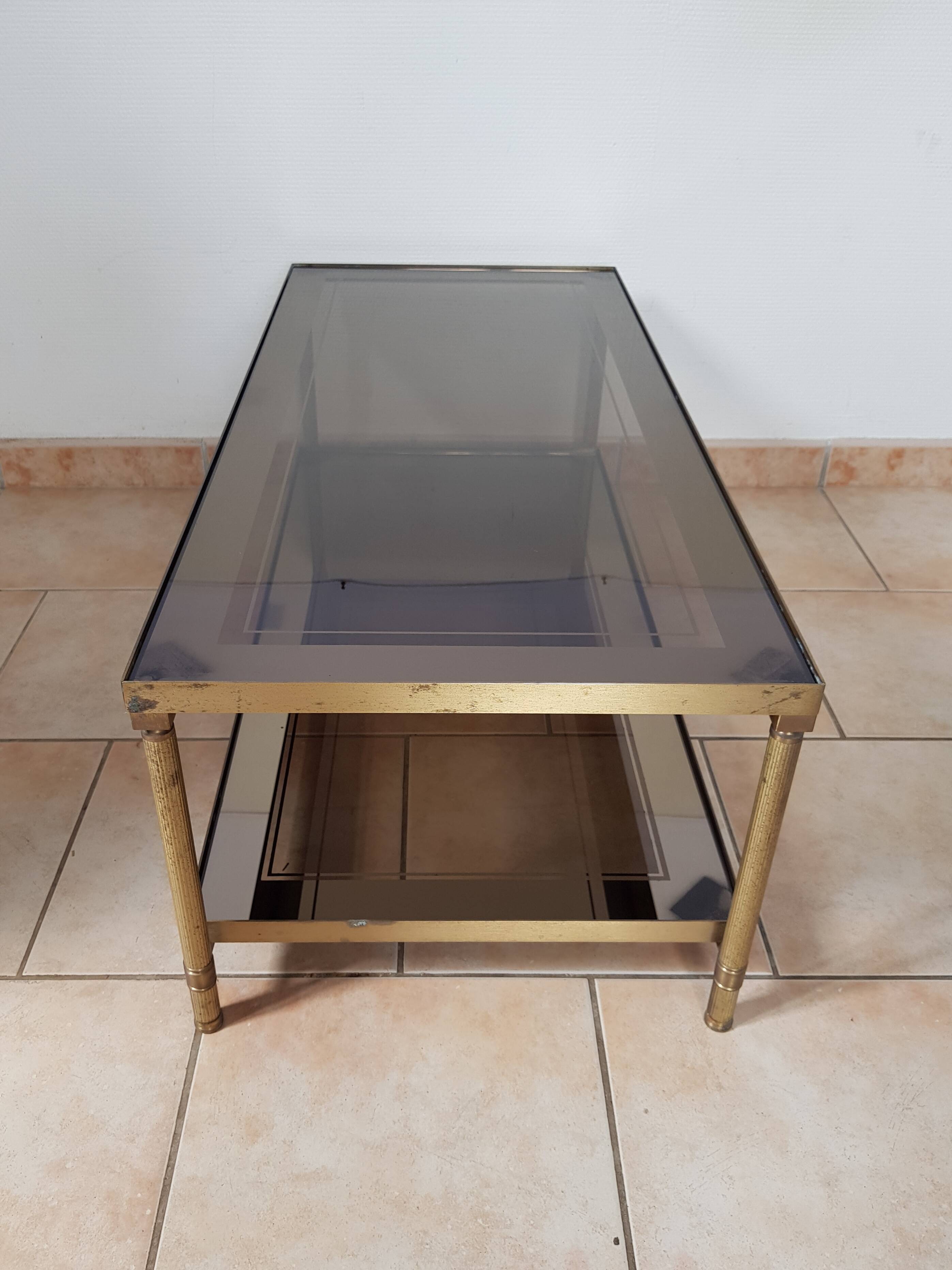 Brass coffee table 1950