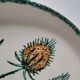 Assiette vintage décor floral stylisé – années 60/70