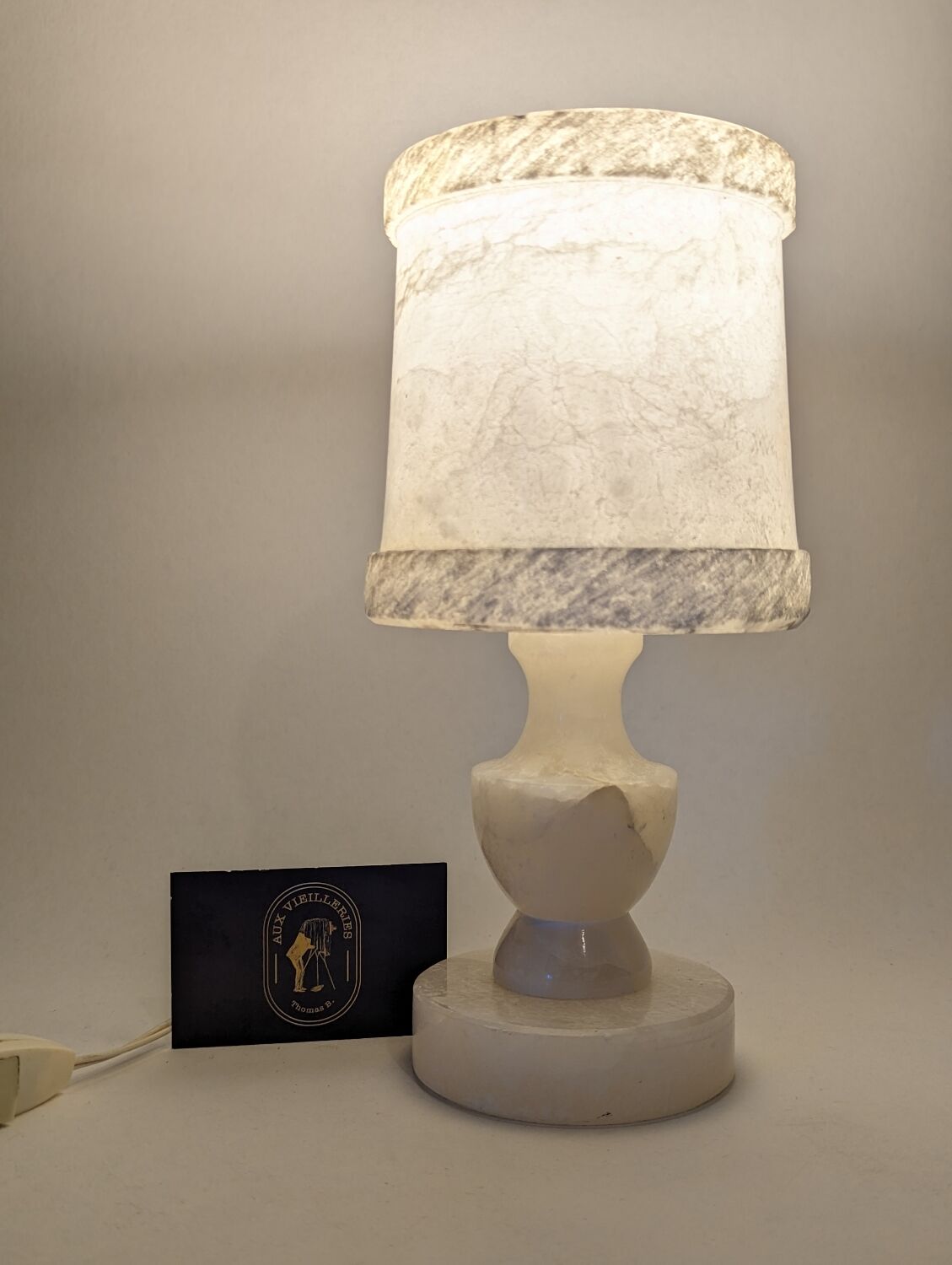 Alabaster lamp
